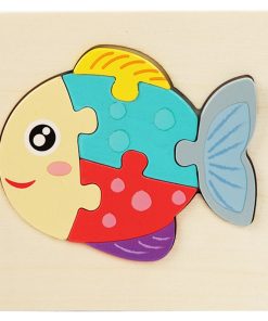 Montessori baby puzzle fish